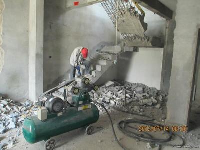 昆山混泥土楼梯人工拆除