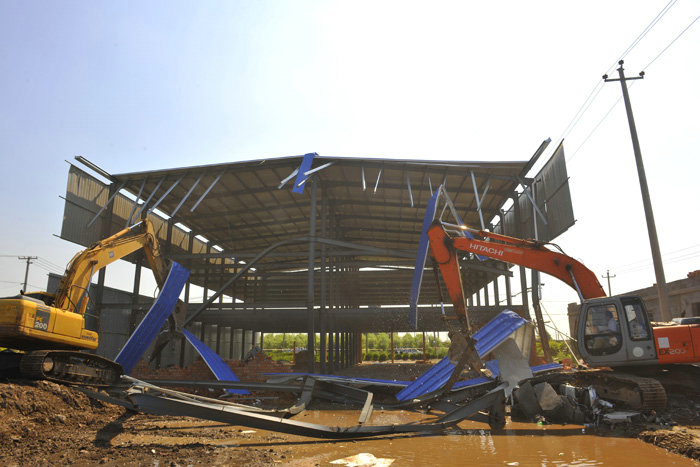 昆山苏州厂房钢结构拆除